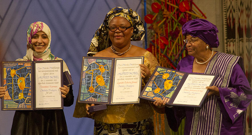 Leymah Gbowee Nobel Ceremony