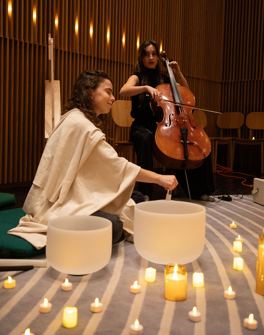 Paula Ortiz, MDiv ’26, and Lia Pikus, MTS ’27