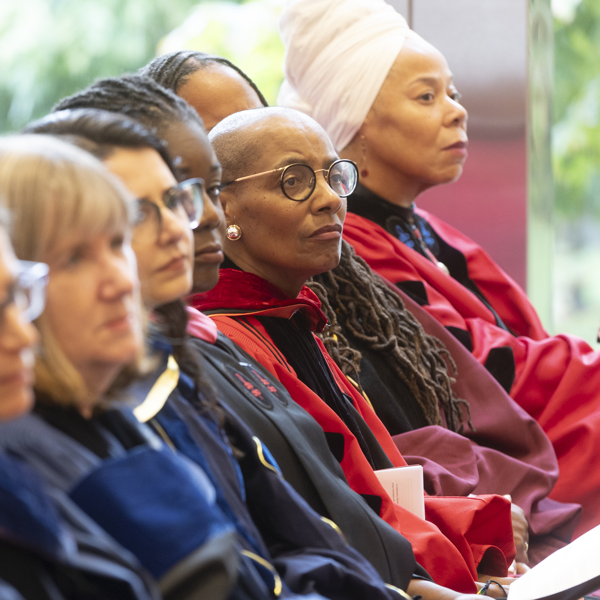 HDS faculty members look on during Convocation ceremony