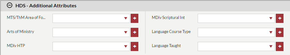 advanced search hds attributes