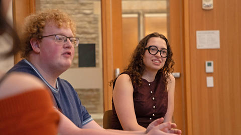 Marshall Laidlaw, MDiv '27, and Lexi Kallaher, MTS '26