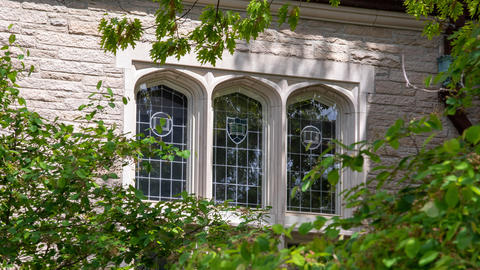 HDS campus in spring