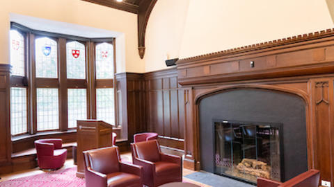 Fireplace in the Braun Room