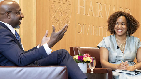 Rev. Raphael G. Warnock and Dean Marla F. Frederick