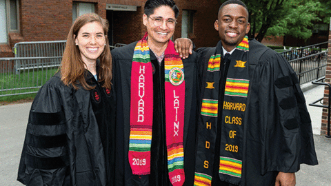 HDS students at 2019 Commencement ceremony