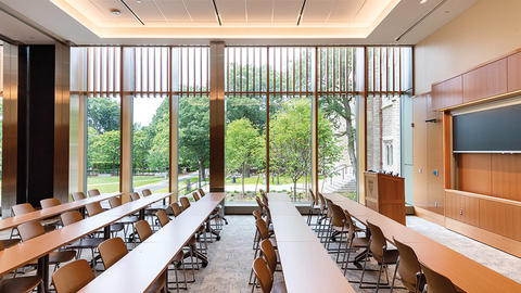 James Room classroom in Swartz Hall