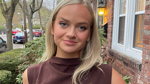 Camilla Gray looking at the camera