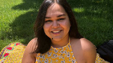 Maria Castaneda Soria smiling at the camera
