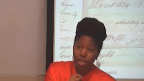 Madina Thiam of UCLA spoke on Sept. 20.