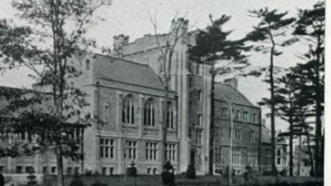 East view of Andover Hall, pre-1960