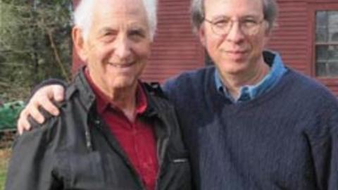 Former U.S. military analyst Daniel Ellsberg and his son, HDS alumnus Robert Ellsberg