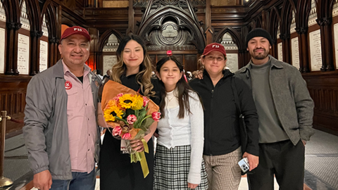 Hector Arroyo De La Paz (far right), MTS '22