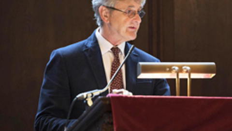David N. Hempton speaks at Morning Prayers