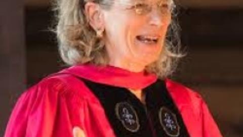 Professor Kimberley Patton at the 2016 Multireligious Commencement Service. / Photo: Justin Knight