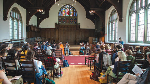 Williams Chapel during Noon Service