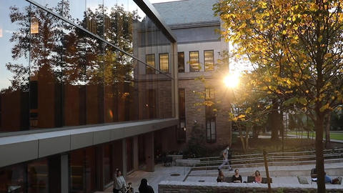 Exterior of Swartz Hall