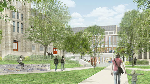 Swartz Hall rendering