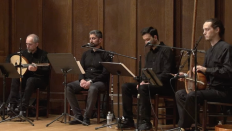 Musicians playing