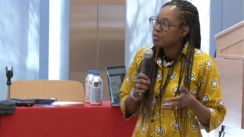 Dr. Charmain Jackman speaking