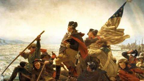 Washington Crossing the Delaware (1851), by Emanuel Leutze. Metropolitan Museum of Art, New York City.