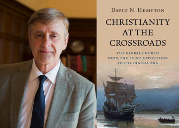 David Hempton headshot next to book cover