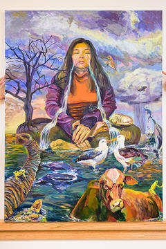 Maisie Luo self-portrait: Photo by Justin Knight