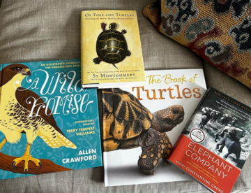 Photo of four nature books