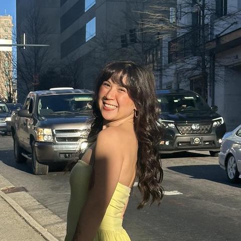 Haley Chuor on a city street