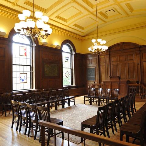 Interior of Divinity Hall Chapel