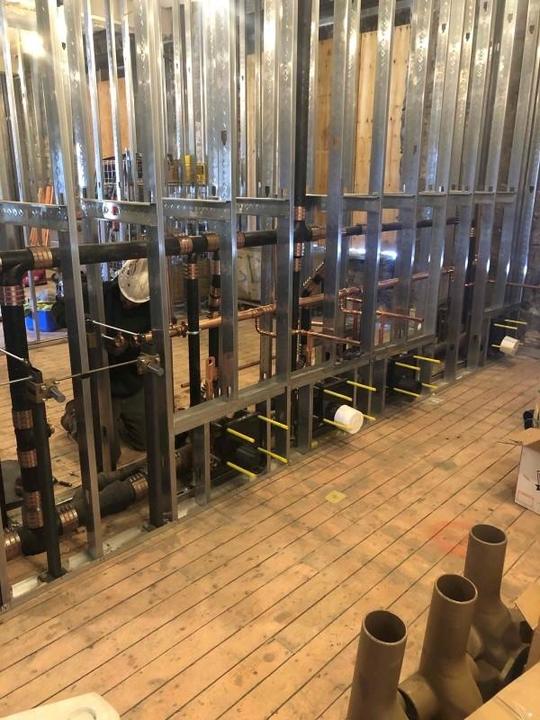 Swartz Hall framing