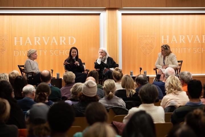 Kris Tompkins, Chai Vasarhelyi, Terry Tempest Williams, and Geralyn Dreyfous / Photo by Caroline Cataldo