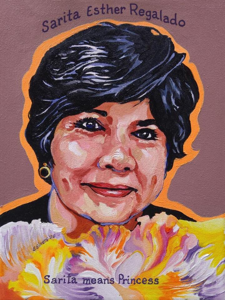 Painting of Sarita Esther Regalado