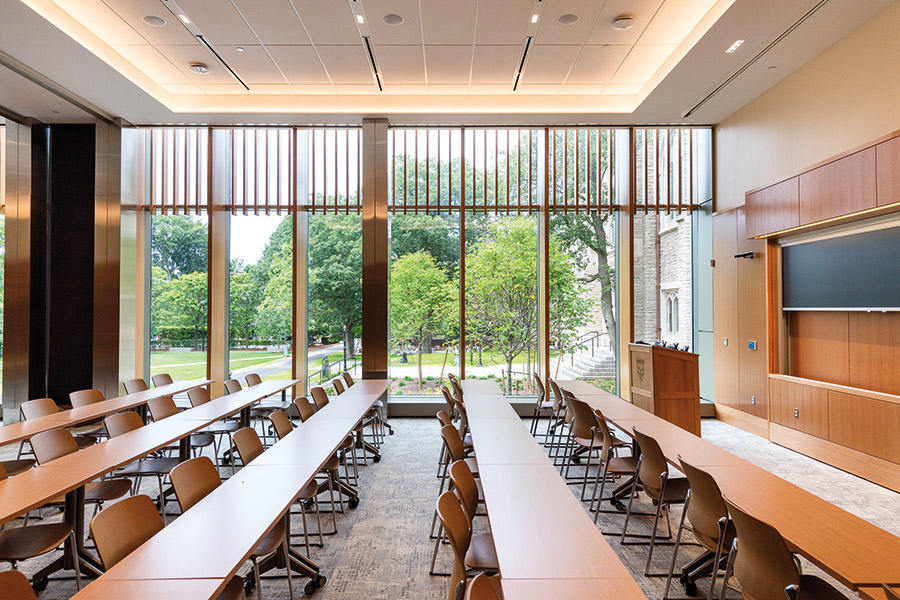 James Room classroom in Swartz Hall