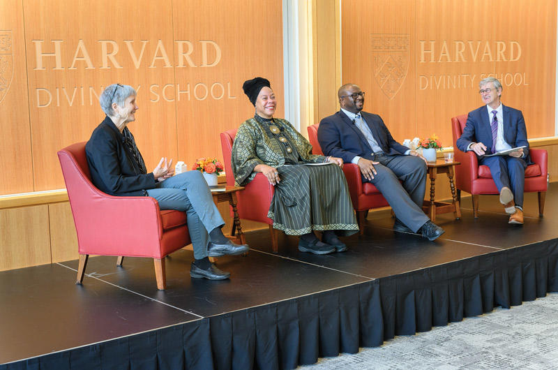 Faculty panel at Alumni Day