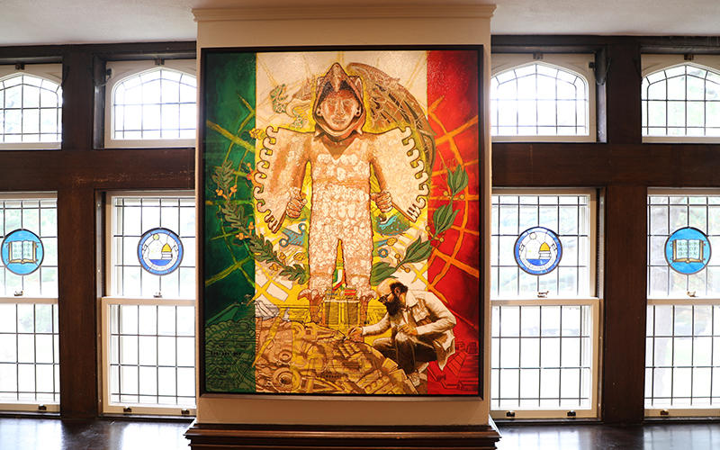 Eagle Warrior Matos painting