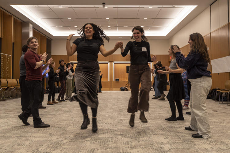 HDS students dancing to music