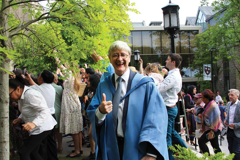 Dean Hempton giving a thumbs up