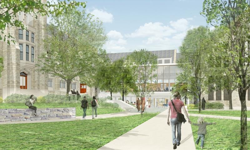 Rendering of Swartz Hall renewal