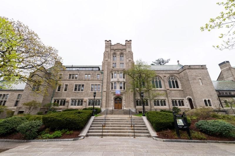 Exterior of Swartz Hall