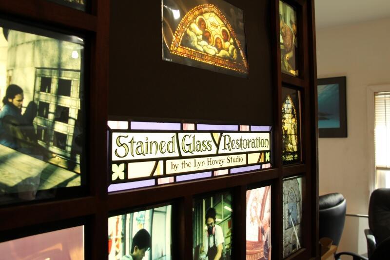 Lynn Hovey Stained Glass sign