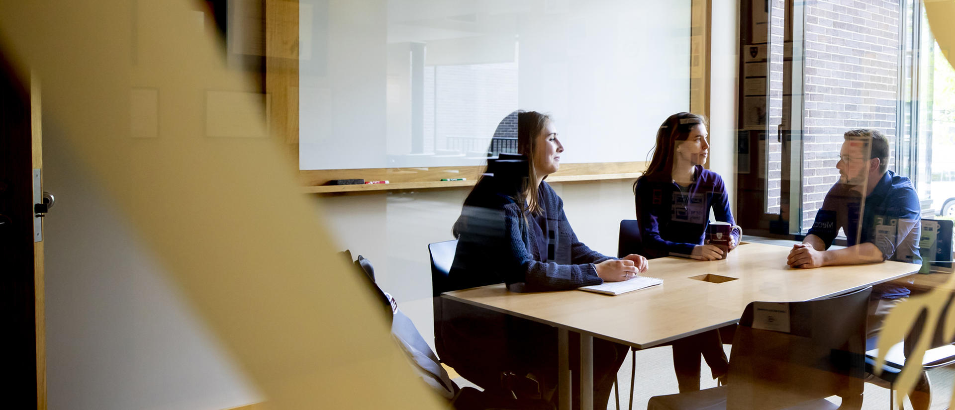 HDS students in a small classroom
