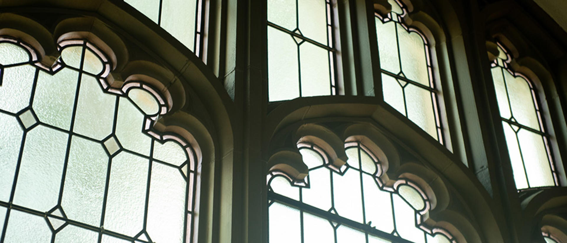 Windows in Swartz Hall