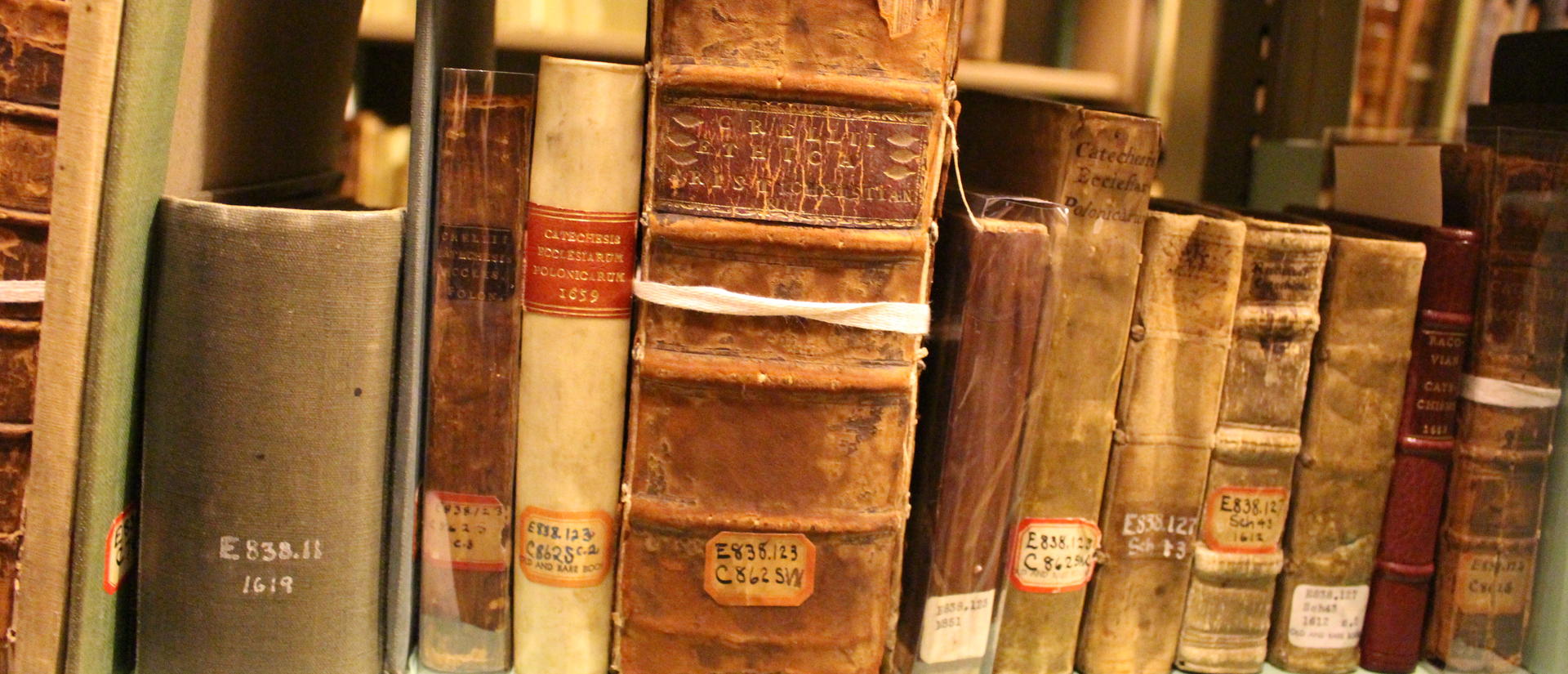 Photos of books from Wilbur collection