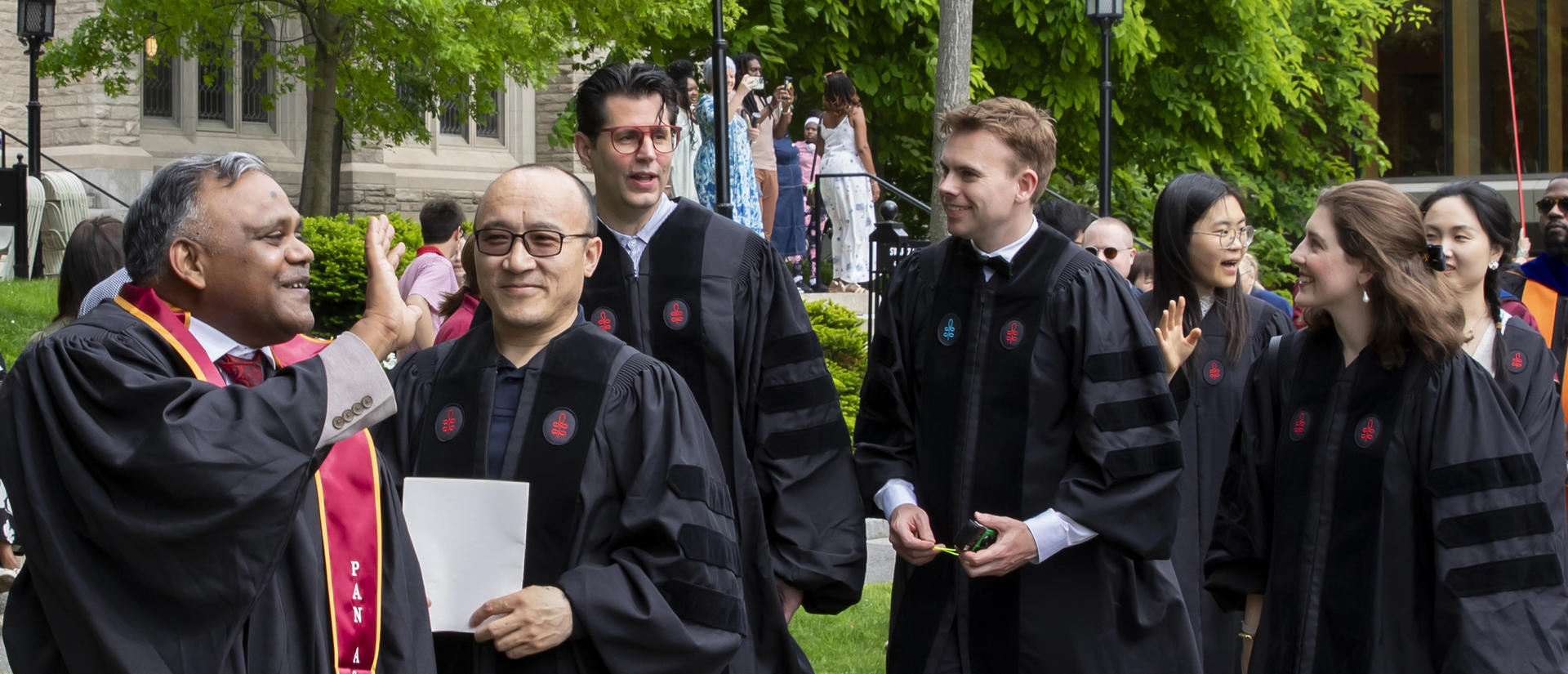 HDS graduates processing at Commencement 2026